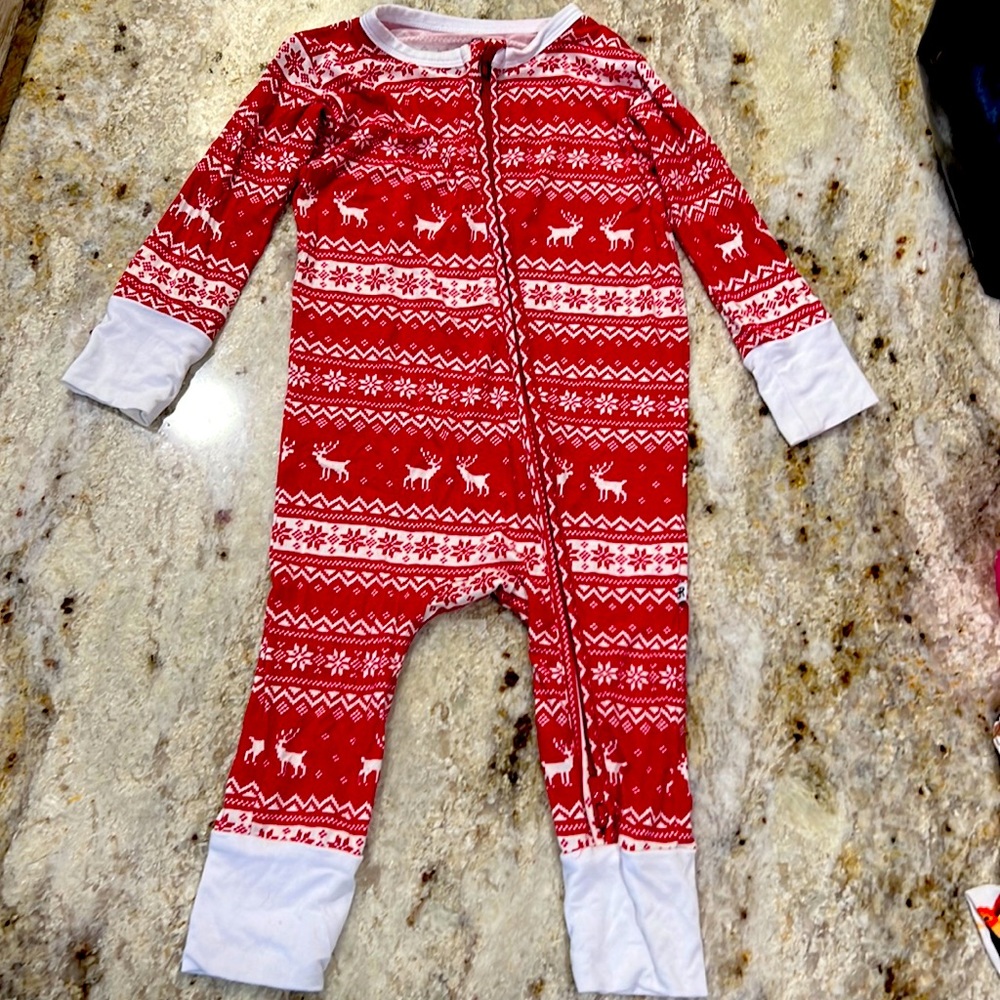 Bums & Roses Christmas Romper